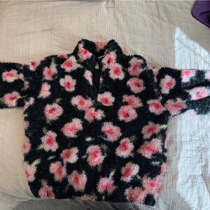 Sandy Liang Floral Sherpa